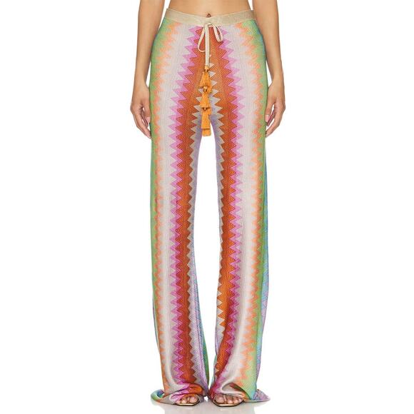 Alexis Pants - Alexis Boe Multicolor Chevron Knit Wide Leg Pants Size XS